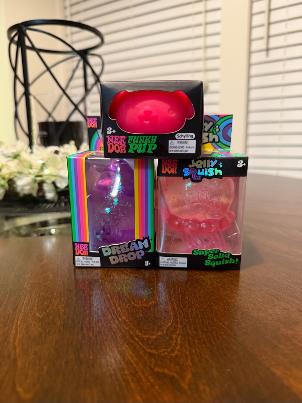 Jolly Squish Plush Toy - Bright Pink